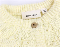Lil Atelier lemon icing strikcardigan
